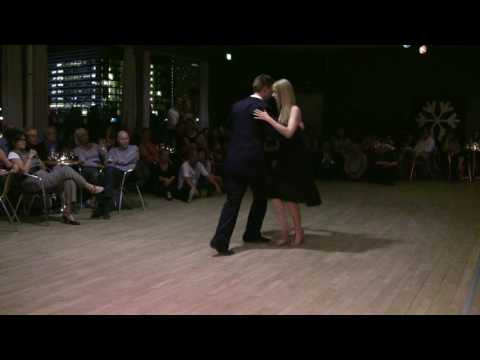  Nina Puch Astrud  and  Linus Aabye Jensen  are  dancing  to  the  tango  "  Una Fija  "