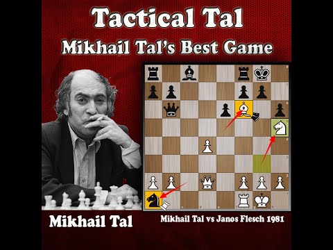 Mikhail Tal vs Janos Flesch 1981 | Tal's best game