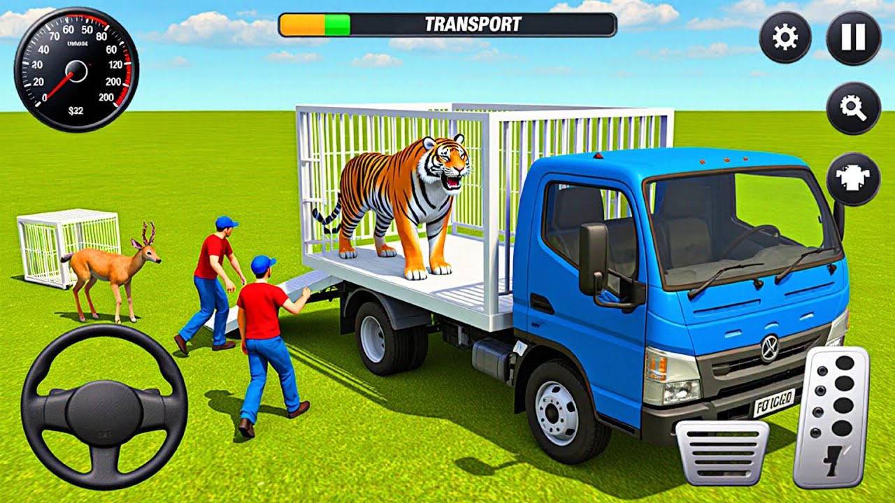 Farm Animal Truck Transport Simulator - Real Cargo Truck Zoo Transporter Driving - Android GamePlay