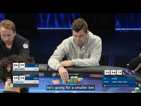 Poker Breakdown: Bluffing Chess GOAT Magnus Carlsen LIKE THIS??? WHY?!