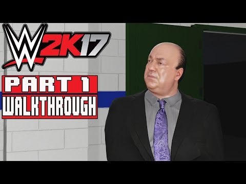 WWE 2K17 MyCareer Mode Gameplay Walkthrough Part 1 (1080p PS4) - No Commentary