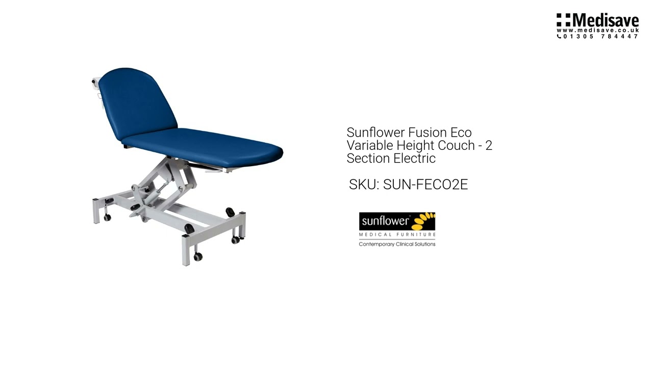 Sunflower Fusion Eco Variable Height Couch 2 Section Electric SUN FECO2E