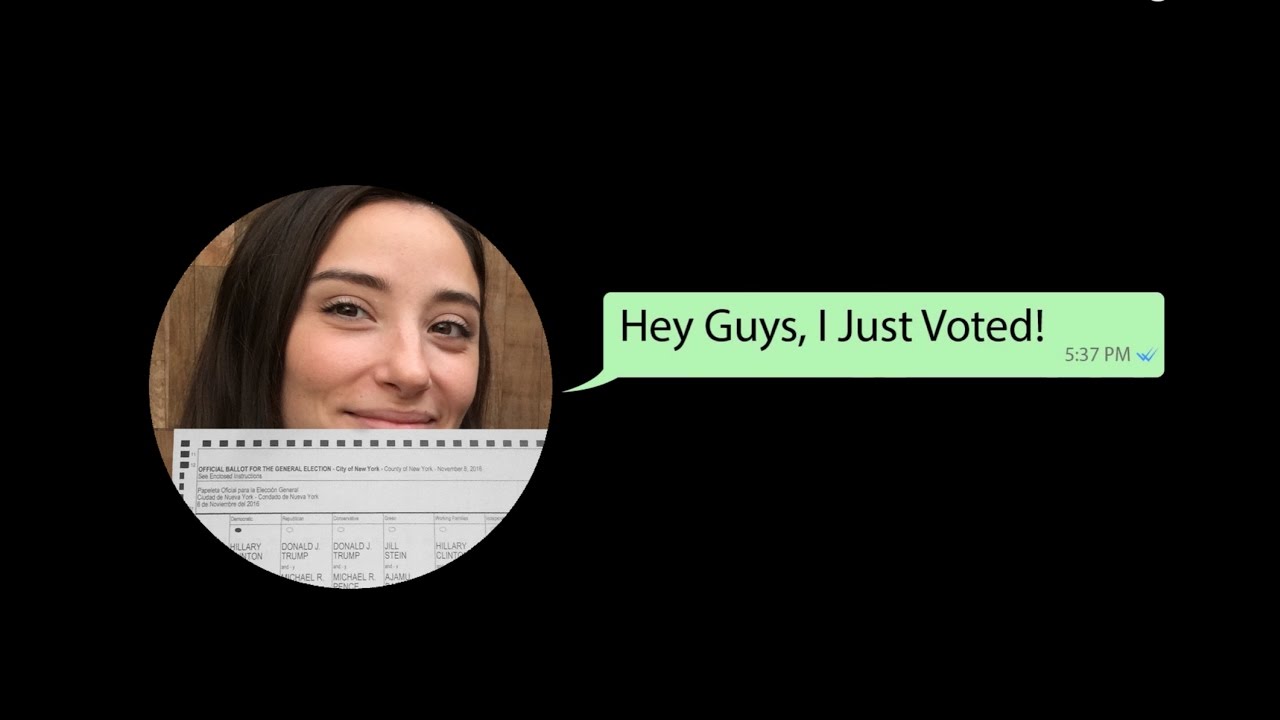 The "crime" of the ballot selfie!?