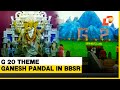 Crowd Of Devotees Gathered At G20 Theme Ganesh Pandal On Occasion Of Ganesh Chaturthi In Bbsr
