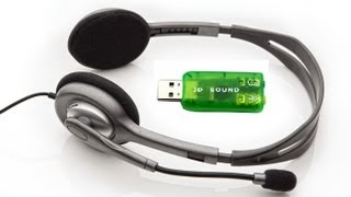 Обзор наушников Logitech H110 + немного инфы о звуковом адаптаре