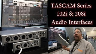 Video thumbnail for Tascam Series 102i & 208i Audio Interfaces - NAMM 2019 by In The Mix