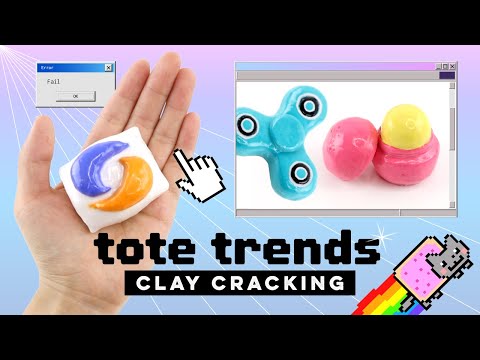 VIRALE TRENDS mit Clay Cracking zerdrücken! Nyan Cat, Fidget Spinner und eos zerdrücken!