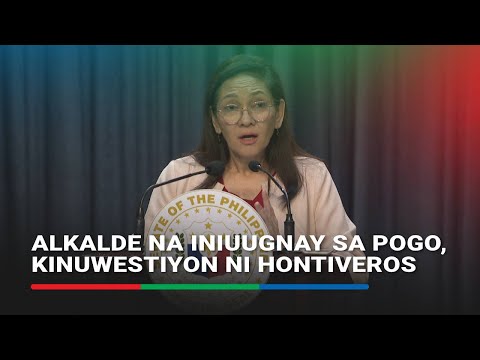Senator Hontiveros, kinuwestiyon ang mayor na iniuugnay sa POGOs ABS-CBN News