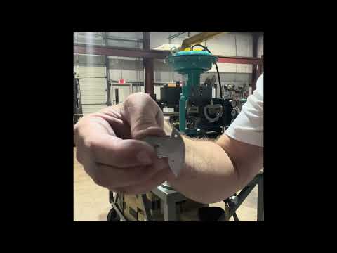 Mount and calibrate Fisher 3582 positioner