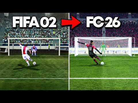 Scoring a Penalty with Ibrahimovic in every FIFA!