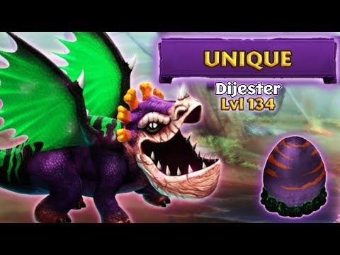Dijester (New Unique Gobsucker) Titan Mode Max Level 134 | Dragons: Rise of Berk