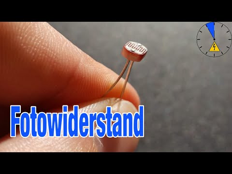 Fotowiderstand Aufbau Funktionsweise Eigenschaften LDR Light Dependent Resistor