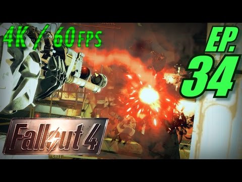 Fallout 4 Walkthrough in 4K Ultra HD / 60fps, Part 34: Destroying Skinny & Back to Sanctuary
