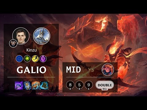 Galio Mid vs Zoe - EUW Challenger Patch 10.6