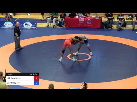 2018 FS WTT Challenge/UWW Juniors 74 2 Of 3 - Mehki Lewis (SERTC-VT) Vs. Jeremiah Moody (Iowa).mp4