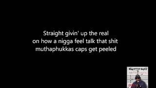 Eazy-E Tha Muthphukkin Real ft. MC Ren (Lyrics Video) (Dirty) (HD)