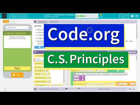 Code.org Lesson 6.4 Conditionals Investigate | Tutorial and Answer | Unit 4 CS Principles