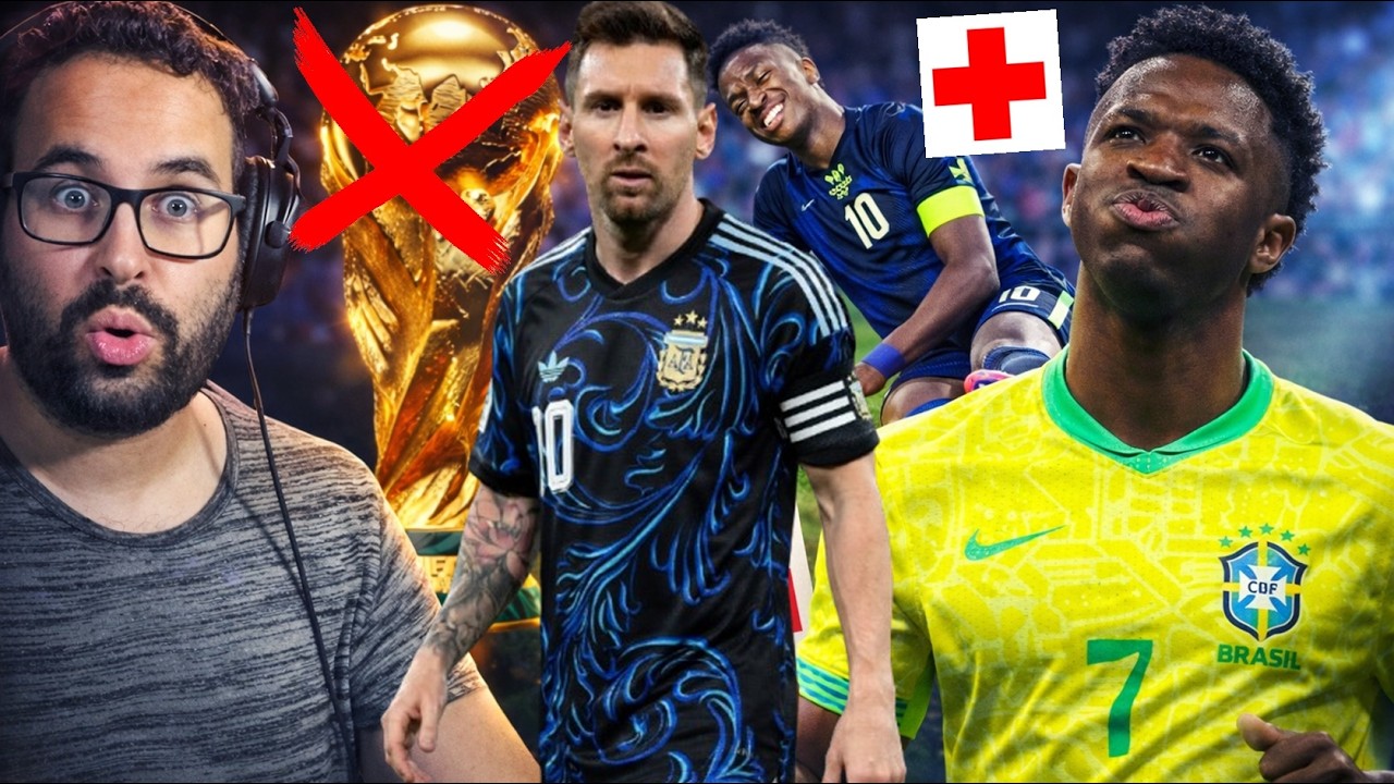 🚨¡VINICIUS NO ENTRENA y SALTAN las ALARMAS! ¿OTRA LESIÓN? - MESSI podría NO IR al MUNDIAL