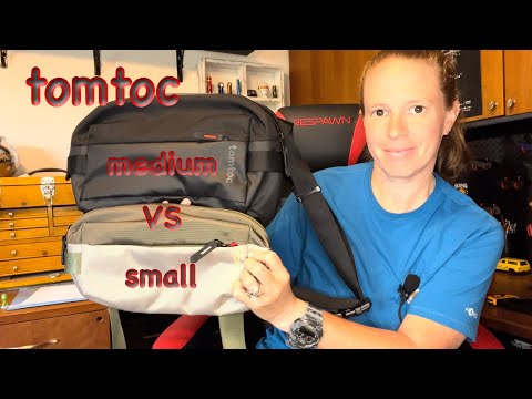 tomtoc sling - Small VS Medium Comparison | Everyday Carry | Be Prepared