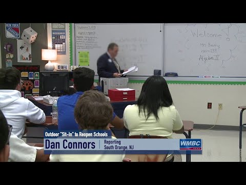 NJ South Orange Outdoor Sit–In To Reopen Schools