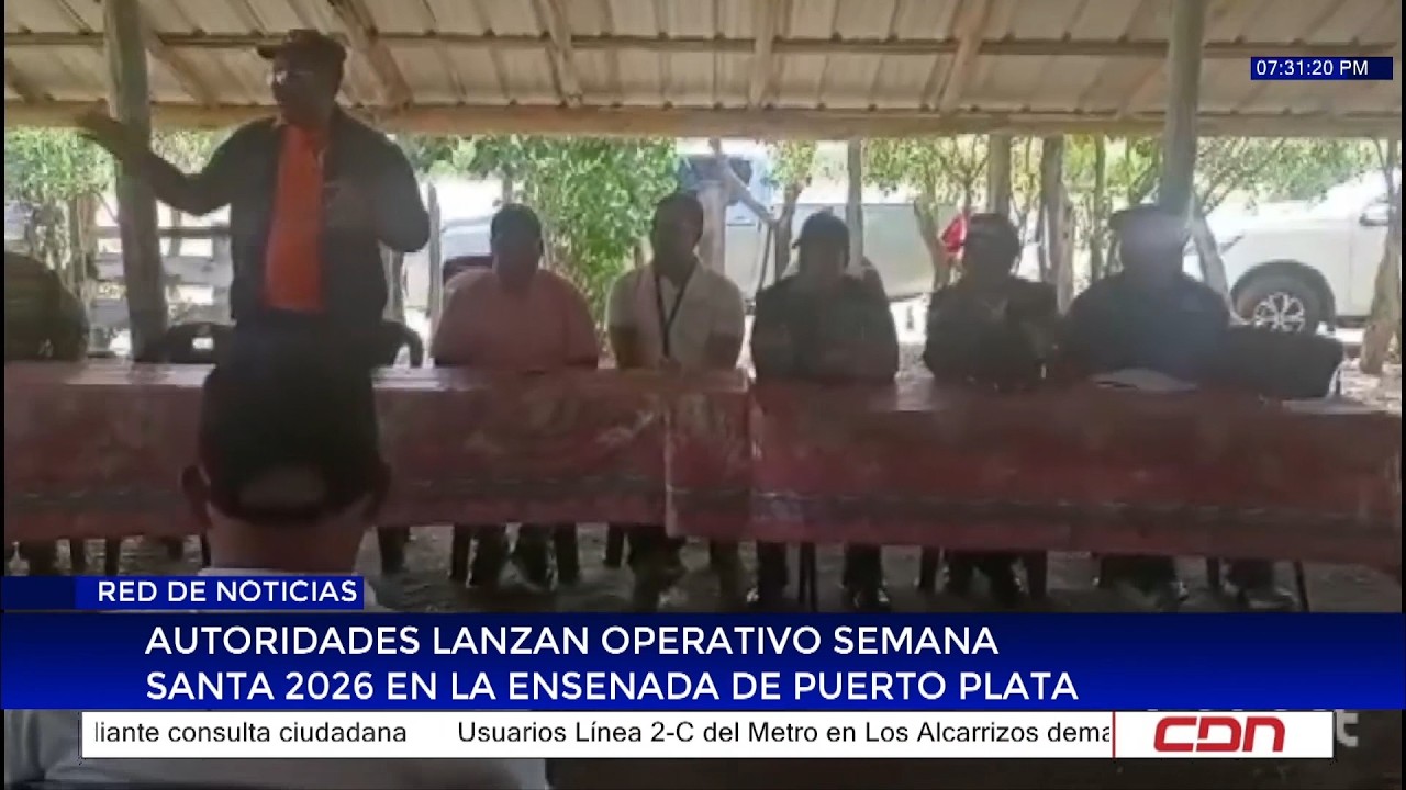 Autoridades lanzan operativo Semana Santa 2026 en La Ensenada de Puerto Plata