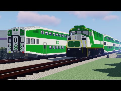 GO Trains in Minecraft - Immersive Railroading