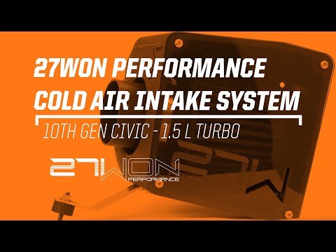 27Won Κιτ Εισαγωγής Αέρα για τα 10ης γενιάς Civic 1.5Lt Turbo-thumb-1