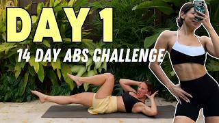 14 Day Abs Challenge | Day 1 Workout (No Equipment)