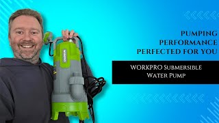 Say Goodbye to Flood Anxiety! 🌊 WORKPRO Submersible Water Pump Review