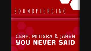 Cerf, Mitiska & Jaren - You Never Said (SPC030)