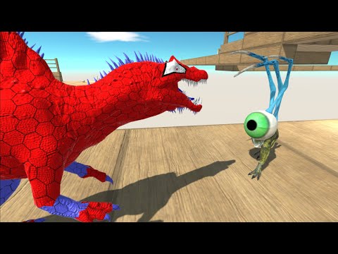 ESCAPE FROM DEATH TOUCH ALIEN⚡️SPIDERMAN IS ON HIS WAY TO HELP YOU. -Animal Revolt Battle Simulator