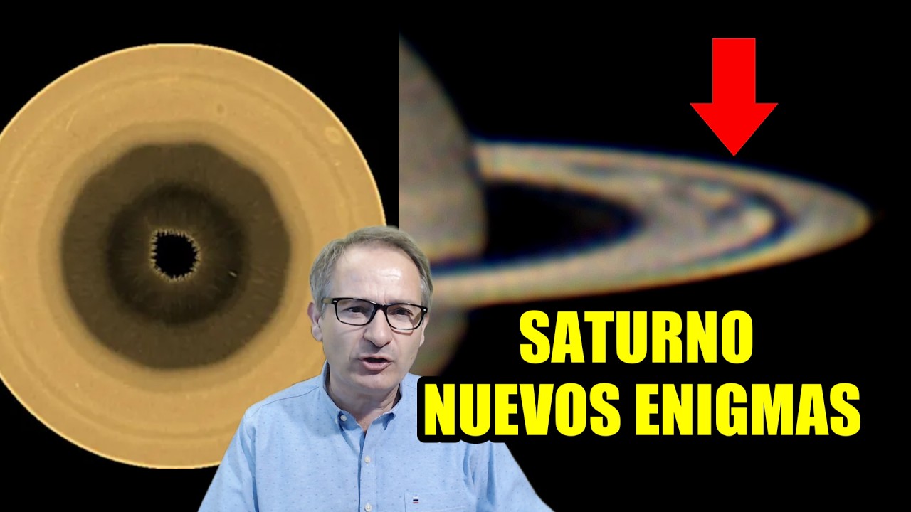 🪐 ¿Qué Impactó en los Anillos de Saturno? ¿Qué es estructura gigante de 10 lados del Polo Sur?