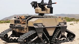 ROBOTIC WARFARE?! Glimpse the future with this remote-controlled MOBILE MACHINE GUN!