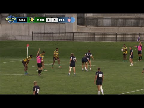 Lineout Front: MARLBOROUGH (Sevu Mocenacagi) v COLLEGIATE AA RugbyTown 7s Pool Play 2019