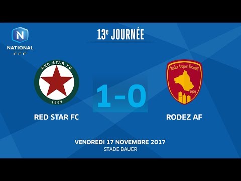 J13 : Red Star FC - Rodez Aveyron F. (1-0), le replay