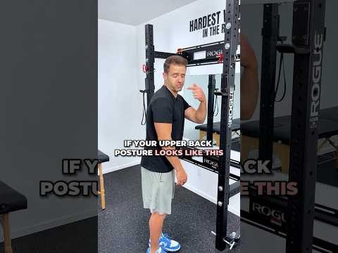 2 Secrets To Correct Your Upper Back Posture WORKS FAST posture shorts
