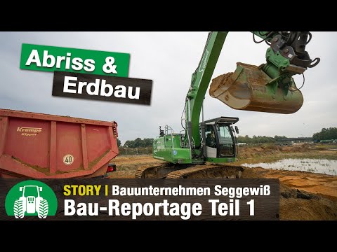 Erdbau- und Abbruchunternehmen Seggewiß | 85 Tonnen Hitachi & Liebherr Bagger (Teil 1)