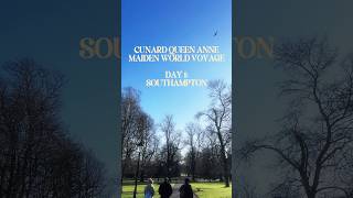 Cunard Queen Anne Maiden World Voyage Day 1: Southampton 🌍 #cruise #cruising #Cunard #QueenAnne