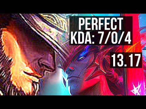 TWISTED FATE vs YONE (MID) | 7/0/4, Rank 10, Godlike | EUW Challenger | 13.17