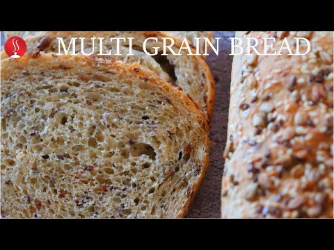 Healthy Multi-Grain Bread | Homemade Bread | How to Make Multi-Grain Bread | Easy Bread Recipes