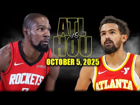 Houston Rockets vs Atlanta Hawks Full Game Highlights - October 6, 2025 | NBA Preseason