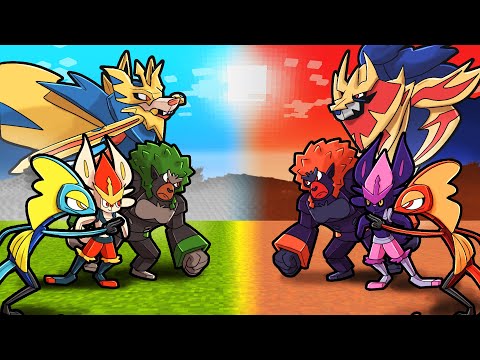Sword vs Shield - PIXELMON Map Wars! (Minecraft)