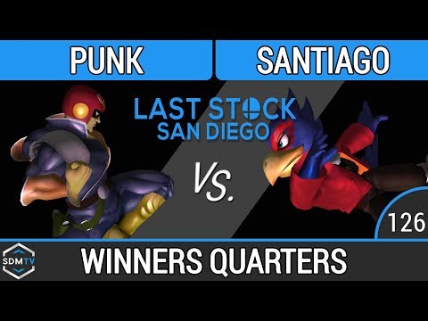 LSSD 126 - Punk (Falcon) vs. Santiago (Falco) - SSBM Winners Quarters - Smash Melee