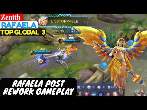 Rafaela Post Rework Gameplay [Top Global 3 Rafaela] | Zenith Rafaela Mobile Legends