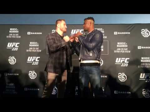 UFC 220: Miocic vs Ngannou Media Day Staredowns