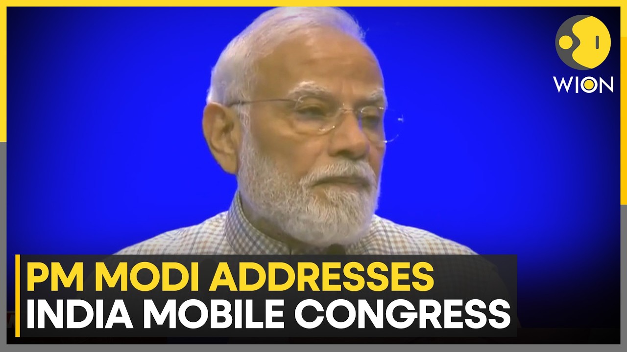 PM Modi Inaugurates 10th India Mobile Congress, Highlights India’s Tech Growth | WION News