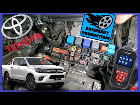 Toyota Hilux Fuse Box & OBD 2 Diagnostics Port Locations
