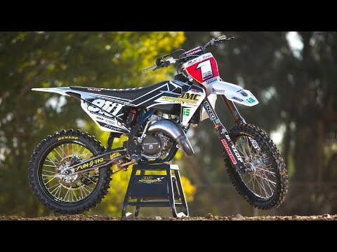 Carson Brown's Ultra Trick Husqvarna TC150 2 Stroke -  Motocross Action Magazine