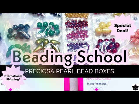 , title : 'Preciosa Pearl Beads Special Deals Boxes by Beading School'