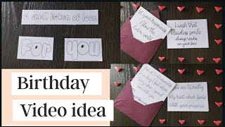 Long distance relationship birthday video for boyfriend | Birthday wishes ideas 2021